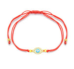 Red Ribbon eye Bracelet