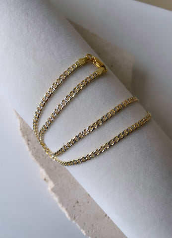 Two Tone Cuban Chain