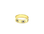 Navy Eye Ring